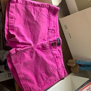 Purple American Eagle khaki shorts
